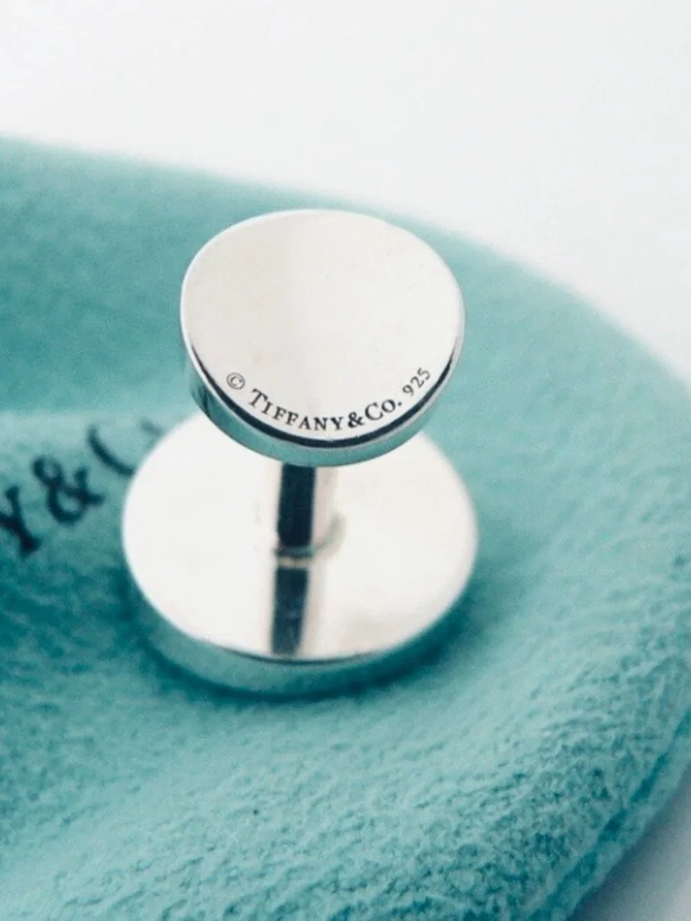 Vintage Tiffany & Co Sterling Silver T&Co 1837 Cufflinks Rare Retired